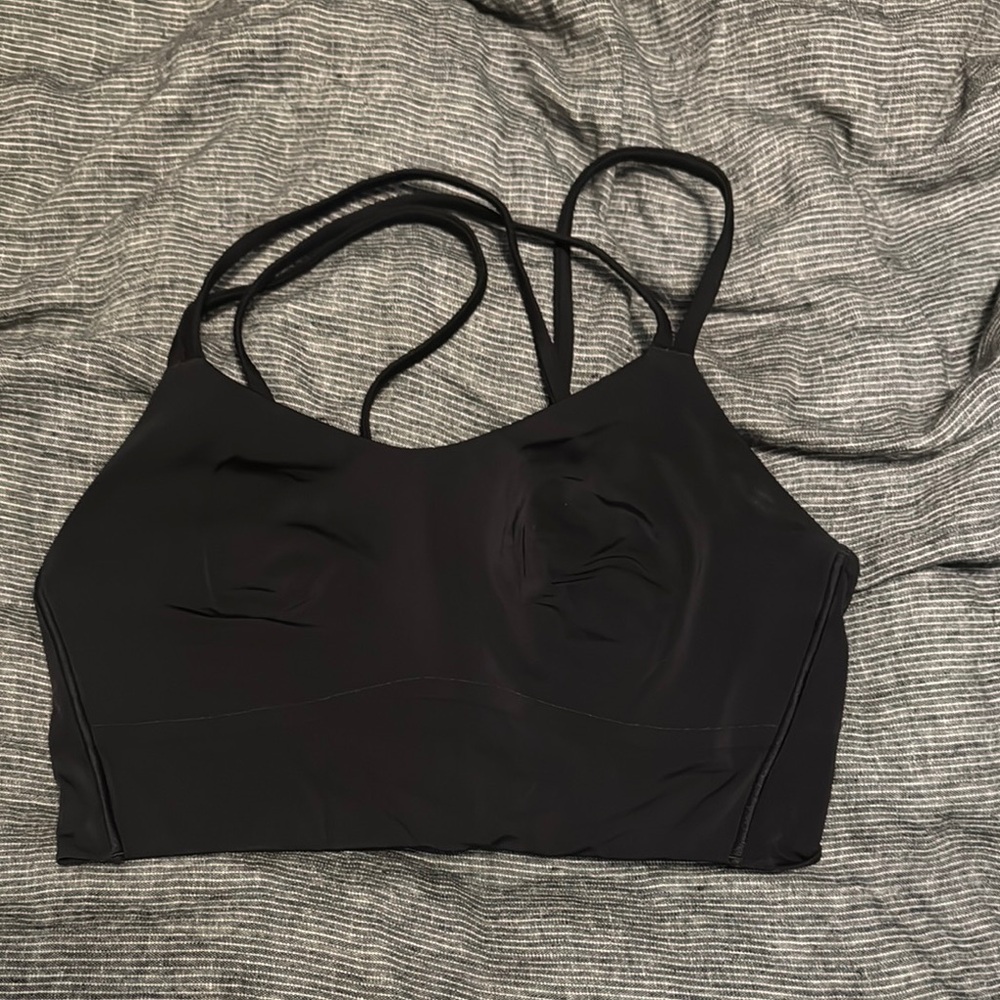 Women's Black Strappy Bralette